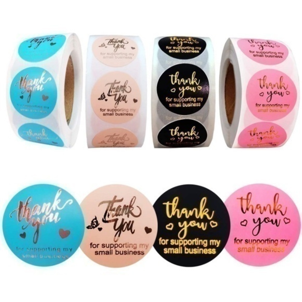 125- 1 inch Thank you stickers​